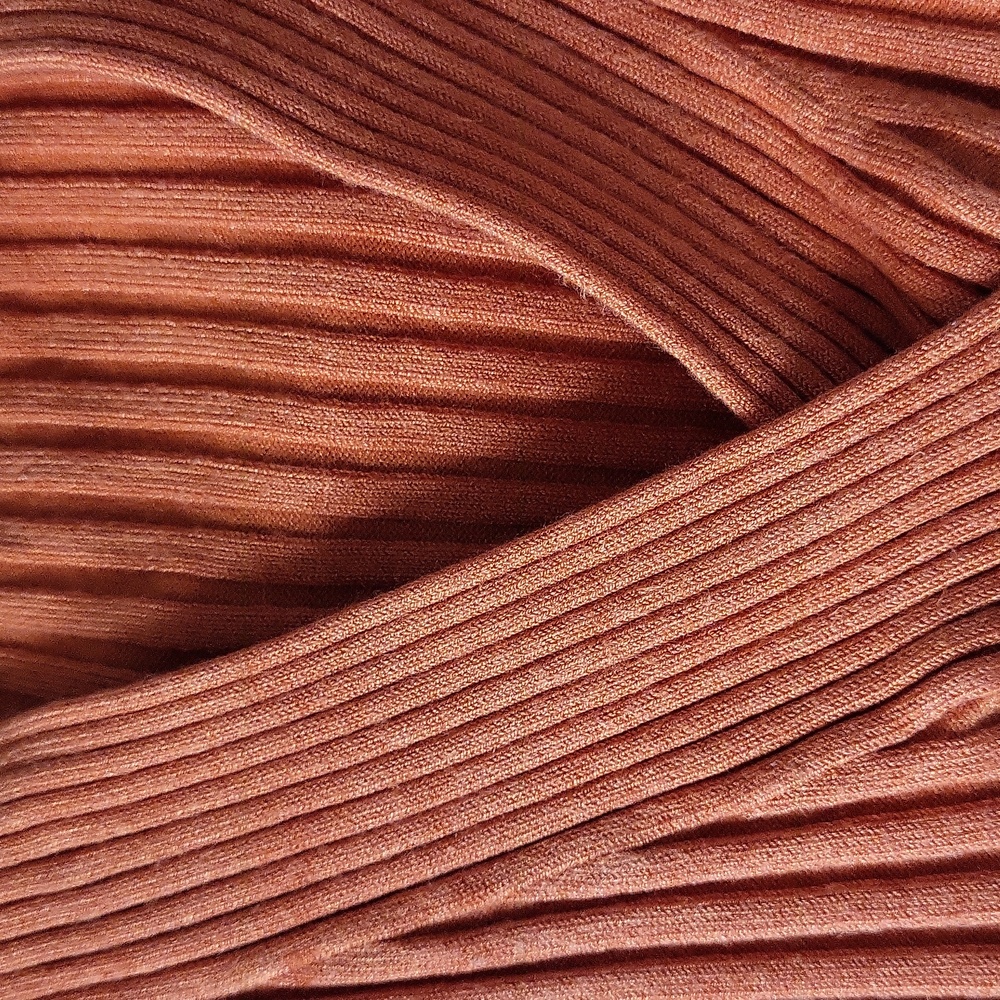 George Orange Ribbed Knit Top - Picture 4 of 11